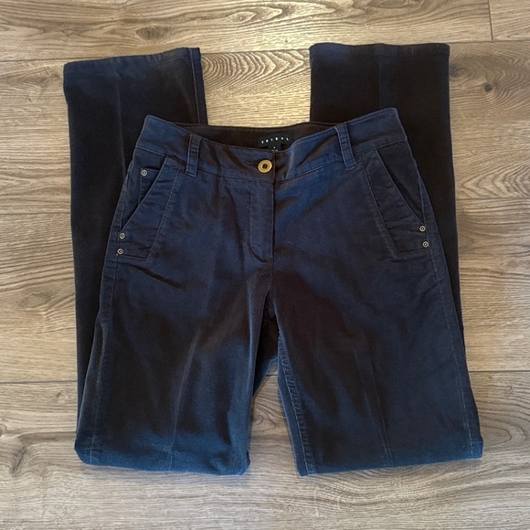 Tribal Chocolate Brown Corduroy Pants - Picture 3 of 9